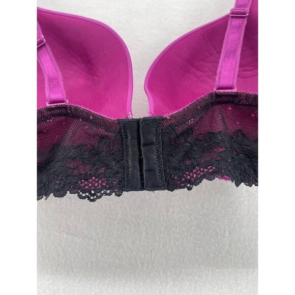 Torrid Bra Underwire Push Up Plunge Size 40 D Purple/ Black - Picture 6 of 7